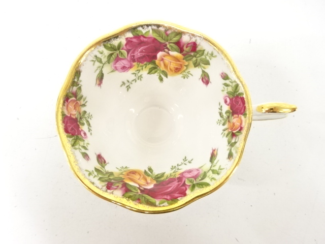  ROYAL ALBERT　ロイヤルアルバート　オールドカントリーローズ　ティーカップ＆ソーサー　ペア　洋食器